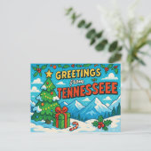 TENNESSEE Postkarte (Stehend Vorderseite)