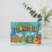 TENNESSEE Postkarte (Stehend Vorderseite)