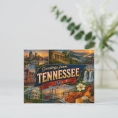Tennessee-Postkarte Postkarte (Stehend Vorderseite)