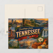 Tennessee-Postkarte Postkarte (Vorne/Hinten)