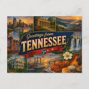 Tennessee-Postkarte Postkarte