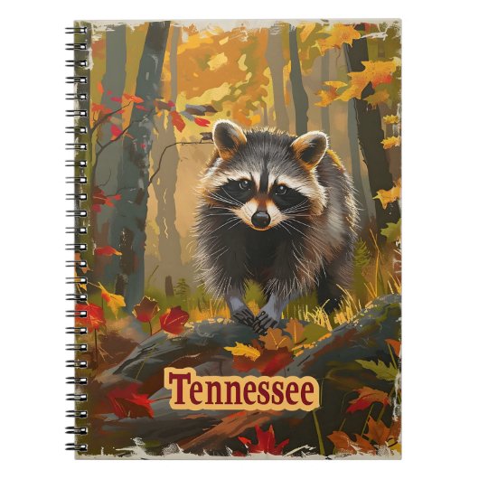 Tennessee Raccoon Notizblock (Vorderseite)