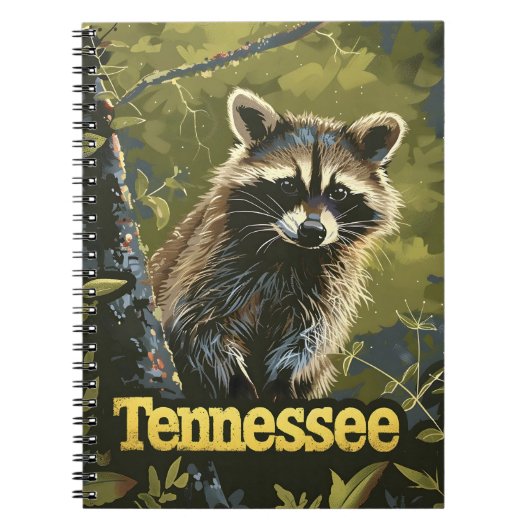 Tennessee Raccoon Notizblock (Vorderseite)