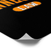 Tennessee-Recht Tennessee-Anwaltskammer Absolvente Poster (Ecke)