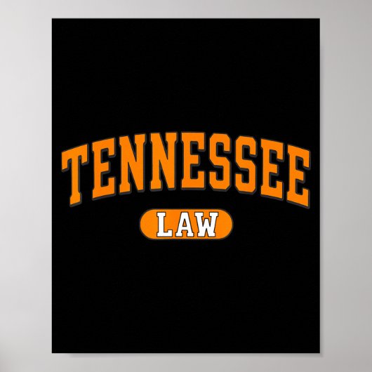 Tennessee-Recht Tennessee-Anwaltskammer Absolvente Poster (Vorne)