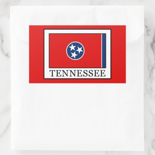 Tennessee Rechteckiger Aufkleber (Tasche)