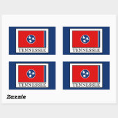 Tennessee Rechteckiger Aufkleber (Blatt)