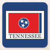 Tennessee Rechteckiger Pappuntersetzer (Vorderseite)