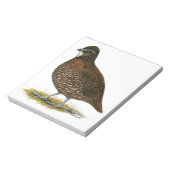 Tennessee Red Quail Notizblock (Rotiert)