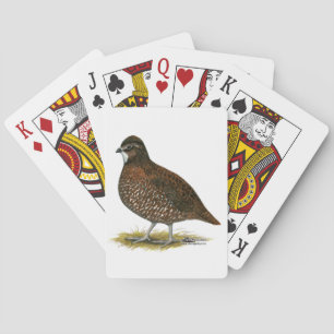 Tennessee Red Quail Spielkarten