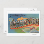 Tennessee (Riverboat Scene) Postkarte (Vorne/Hinten)