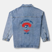 Tennessee Roots Flag Tree Jeansjacke (Rückseite)