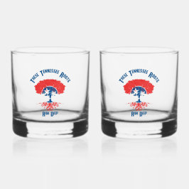 Tennessee Roots Flag Tree Whiskyglas
