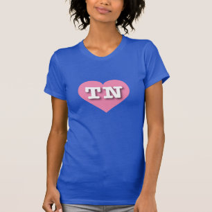 Tennessee Rosa Herz - I Liebe TN T-Shirt