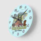 Tennessee Runde Wanduhr (Winkel)