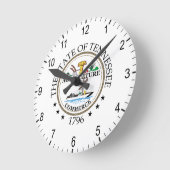 Tennessee Runde Wanduhr (Winkel)