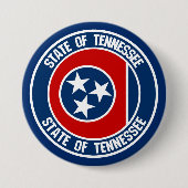 Tennessee-RundEmblem Button (Vorderseite)