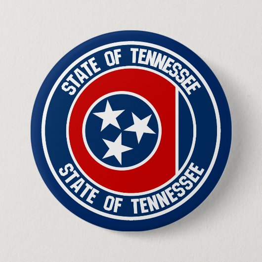 Tennessee-RundEmblem Button (Vorderseite)