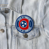 Tennessee-RundEmblem Button (Beispiel)