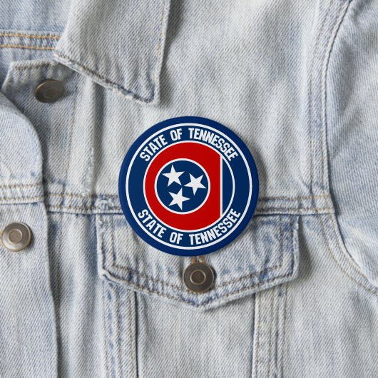 Tennessee-RundEmblem Button (Beispiel)