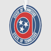Tennessee-RundEmblem Ornament (Vorderseite)