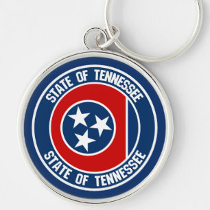Tennessee-RundEmblem Schlüsselanhänger