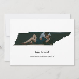 Tennessee Save the Date Fotokarte