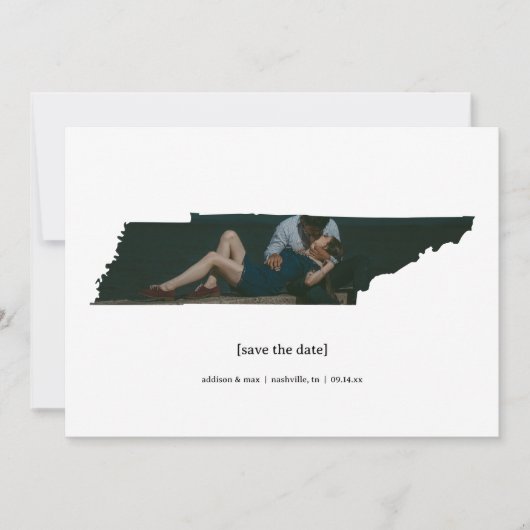 Tennessee Save the Date Fotokarte (Vorderseite)
