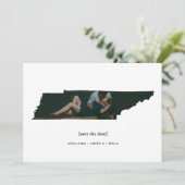 Tennessee Save the Date Fotokarte (Stehend Vorderseite)