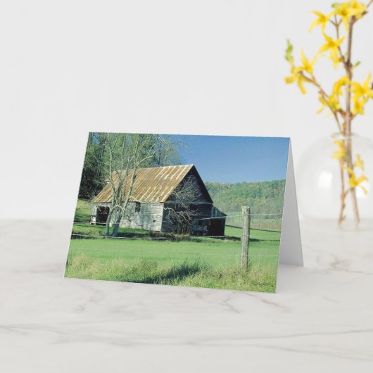 Tennessee-Scheune Karte (Gelbe Blume)