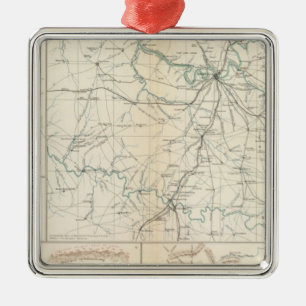 Tennessee Silbernes Ornament