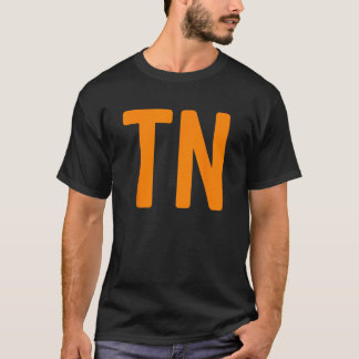 Tennessee Simple TN Orange Staatsstolz Fan T-Shirt