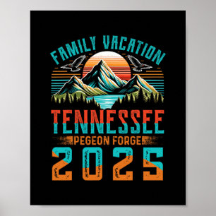 Tennessee Smoky Mountains Familienurlaub 2025 Schw Poster