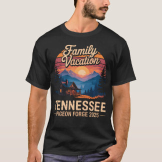 Tennessee Smoky Mountains Familienurlaub 2025 T-Shirt