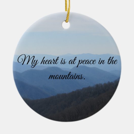 Tennessee Smoky Mountains Ornament (Vorne)