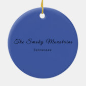 Tennessee Smoky Mountains Ornament (Hinten)