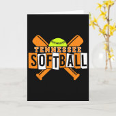 Tennessee Softball _5  Karte (Gelbe Blume)