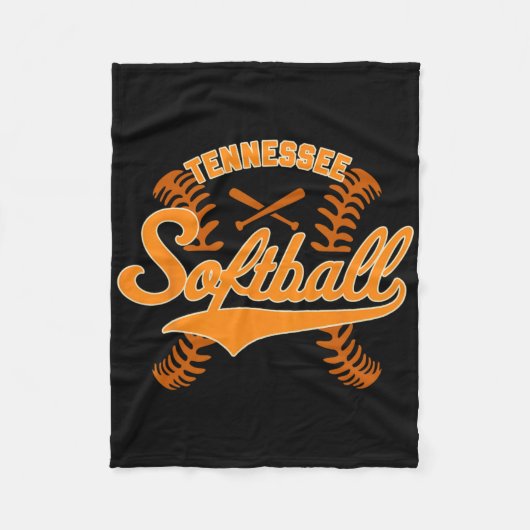 Tennessee Softball Fleecedecke (Vorderseite)