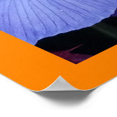 Tennessee Staat Blume TN Iris Poster (Ecke)