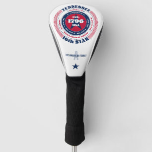 Tennessee Staat Circle Custom Golf Head Cover Headcover