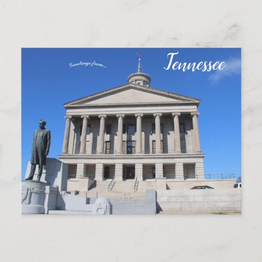 Tennessee Staat Hauptstadt Nashville Tennessee Postkarte (Vorderseite)