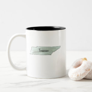 Tennessee Staat Illustration Malerei Zweifarbige Tasse