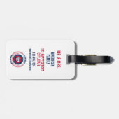 Tennessee Staat Personalisiertes Geschenk Idee Gep Gepäckanhänger (Rückseite horizontal)