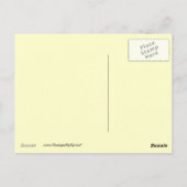 Tennessee Staat Racoon Blume Bird B Postkarte (Rückseite)