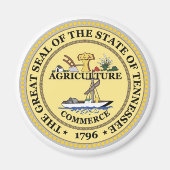 Tennessee Staat Siegel Magnet (Vorne)