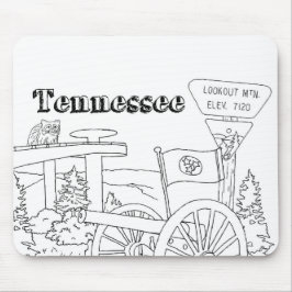 Tennessee Staat Symbole Freiwillige Staat Bilder Mousepad