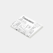 Tennessee Staat Symbole Freiwillige Staat Bilder Post-it Klebezettel (angewinkelt)