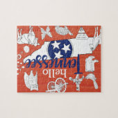 Tennessee Staat Symbole Freiwillige Staat Bilder Puzzle (Horizontal)
