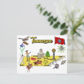 Tennessee Staat, USA Postkarte (Stehend Vorderseite)