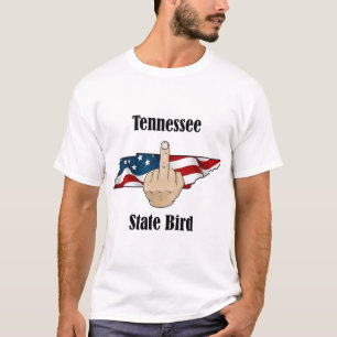 Tennessee Staat Vogel T - Shirt Mittelfinger